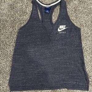 Nike Gray Sleeveless Athletic Tank Top